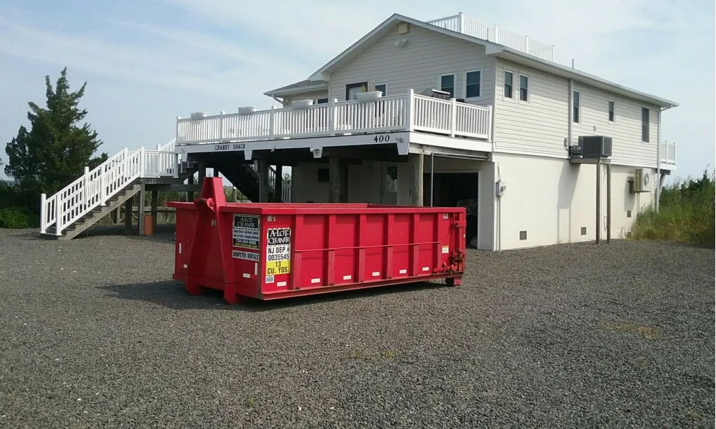 13-cubic-yard roll-off dumpster rental near you in Ocean County, NJ.